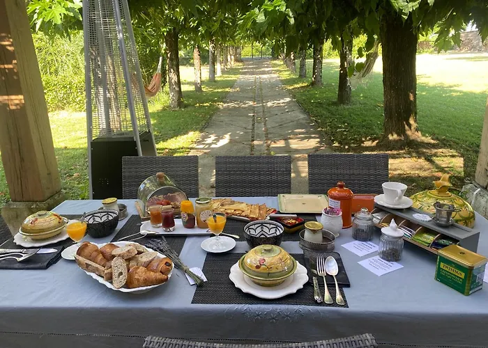 Les Hauts Vallons فندق مبيت وإفطار Puylaroque